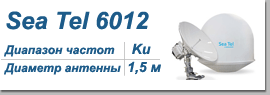 Морская VSAT антенна SeaTel 6012